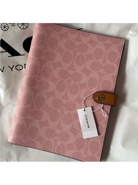 Coach Pink notebook